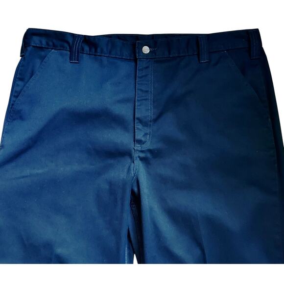 Carhartt B316 Blended Twill Double Knee Men's Black Durable Work Pants Sz 42X32 - Picture 3 of 8